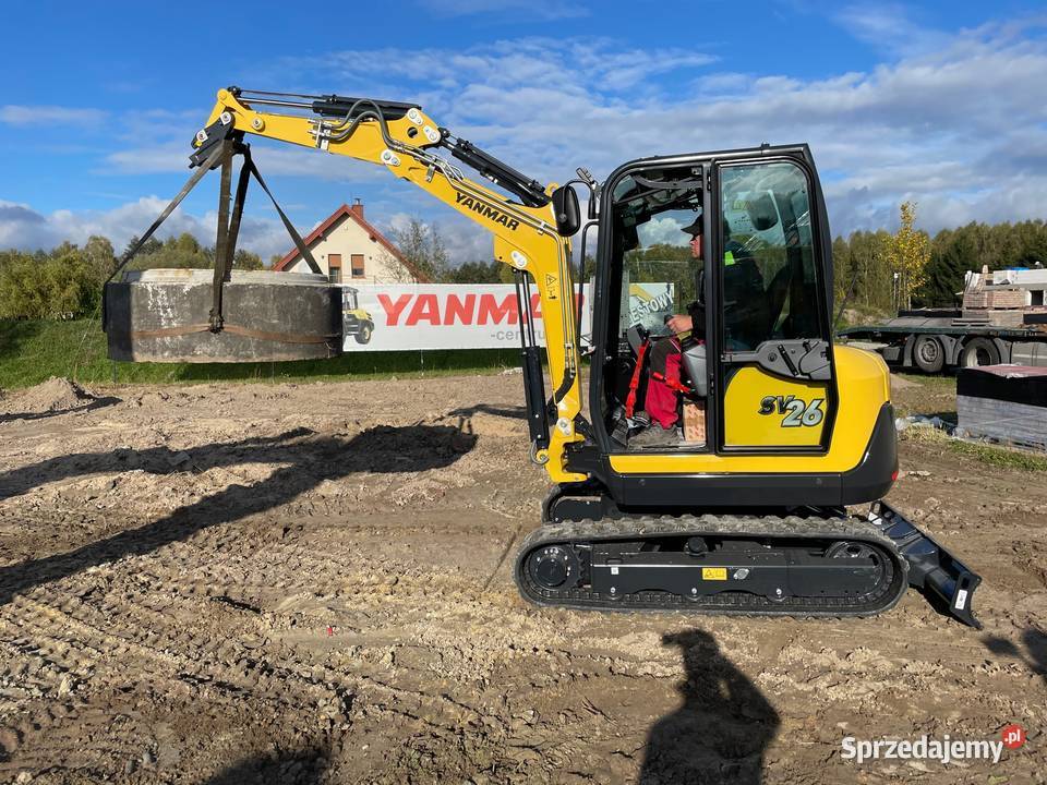 Nowa minikoparka YANMAR SV26 2022 RED Premium Rok produkcji 2022 Motoryzacja Łódź