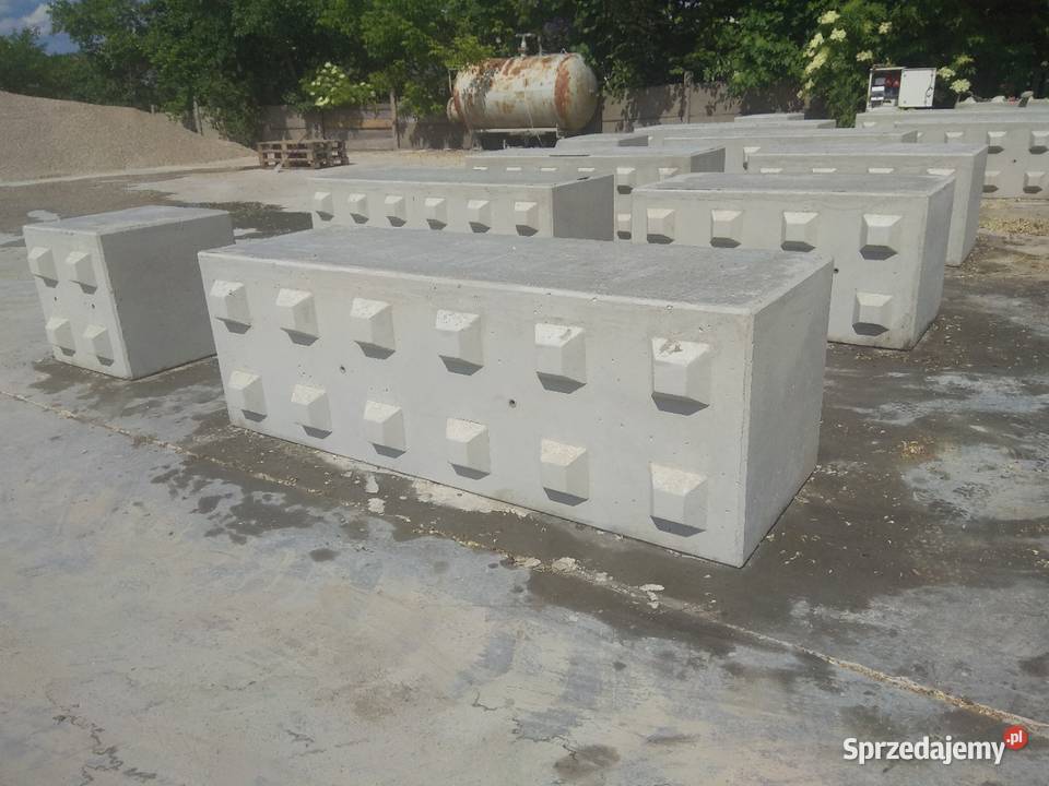 Blok betonowy LEGO 180x60x60 Elementy betonowe Garwolin