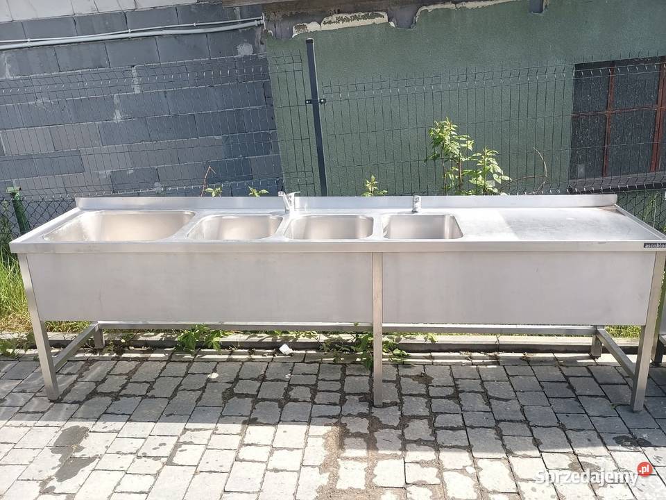 Zlew Gastronomiczny 4 komorowy Ascoblock 280x60 Gastronomia Piekielnik
