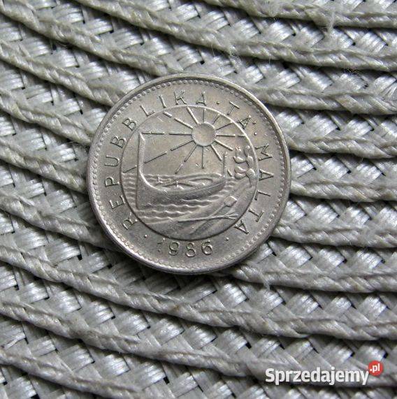 Malta 5 Cent 1986r wielkopolskie