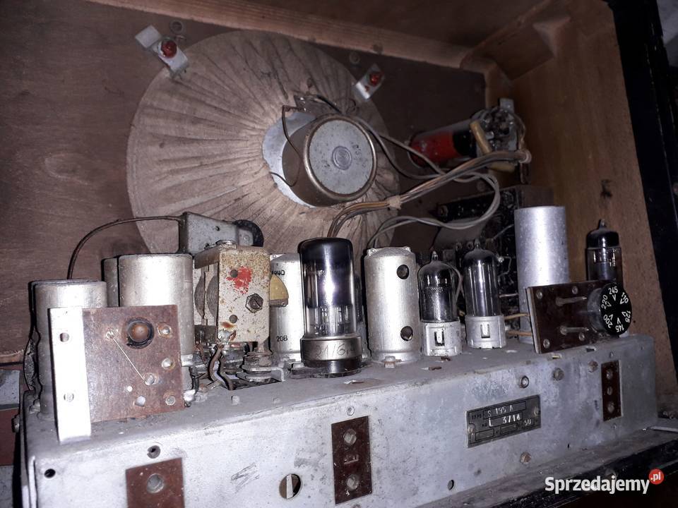 Radio lampowe z lat 40 Sierra Philips Warszawa