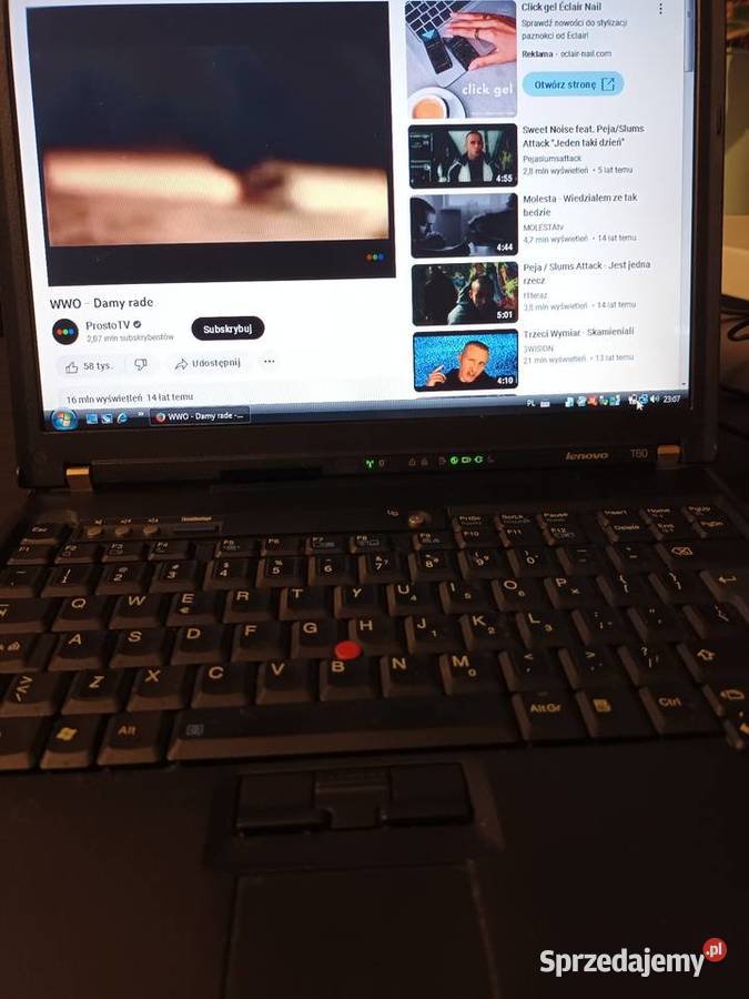 Ibm thinkpad T60 IBM/Lenovo łódzkie Kałęczew