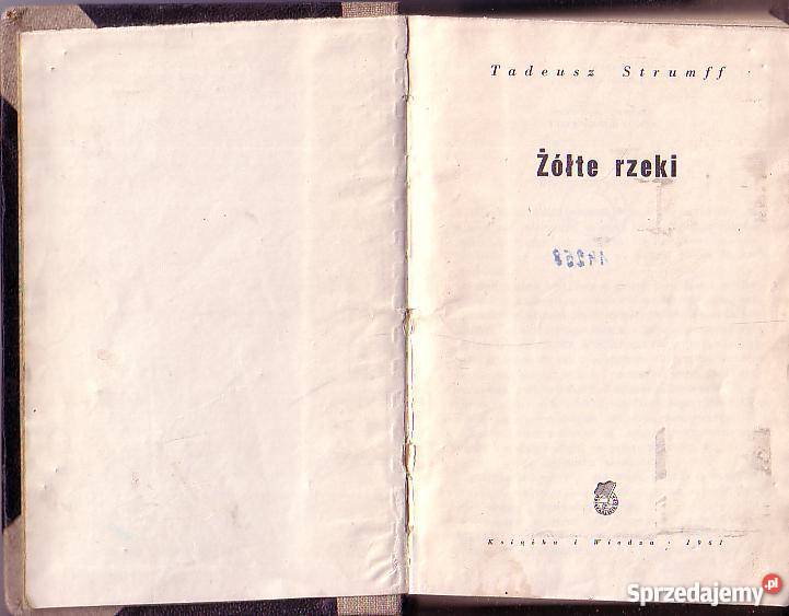9534 ŻÓŁTE RZEKI TADEUSZ STRUMFF Czyrna