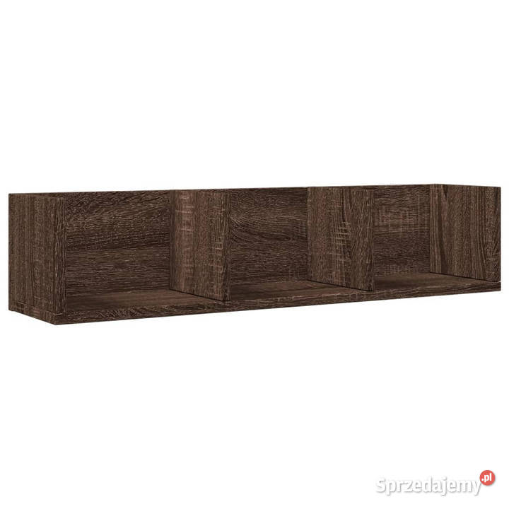 Szafki wiszące 2 brązowy dąb 75x18x165 WM840442 mazowieckie Warszawa sprzedam