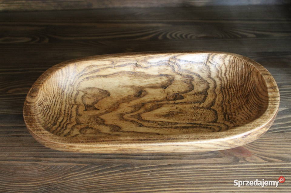 drewniana misa półmisek jesionowy