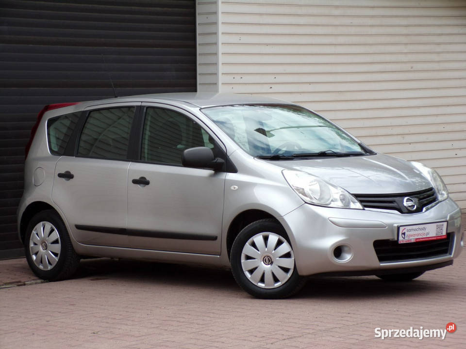 Nissan Note Klimatyzacja Gwarancja 14 90 2011R I isofix Note Mikołów