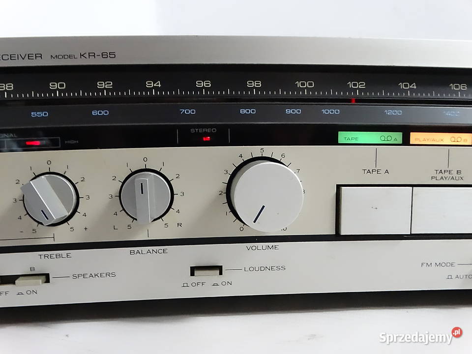 Klasyczny Amplituner Stereo Kenwood KR65 W 100 Biłgoraj