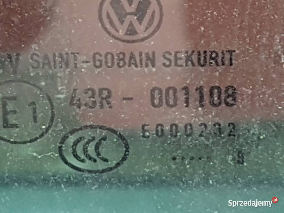 VW GOLF V PLUS SZYBA DRZWI LEWA TYL TROJKAT LEWY Turkowice sprzedam