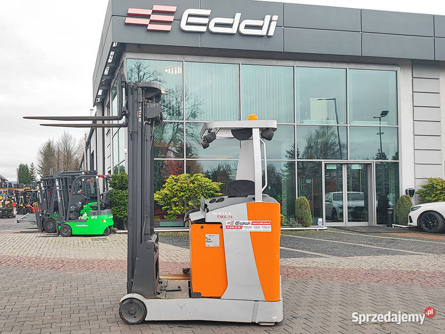 Wózek widłowy elektryczny reach truck Still Kęty