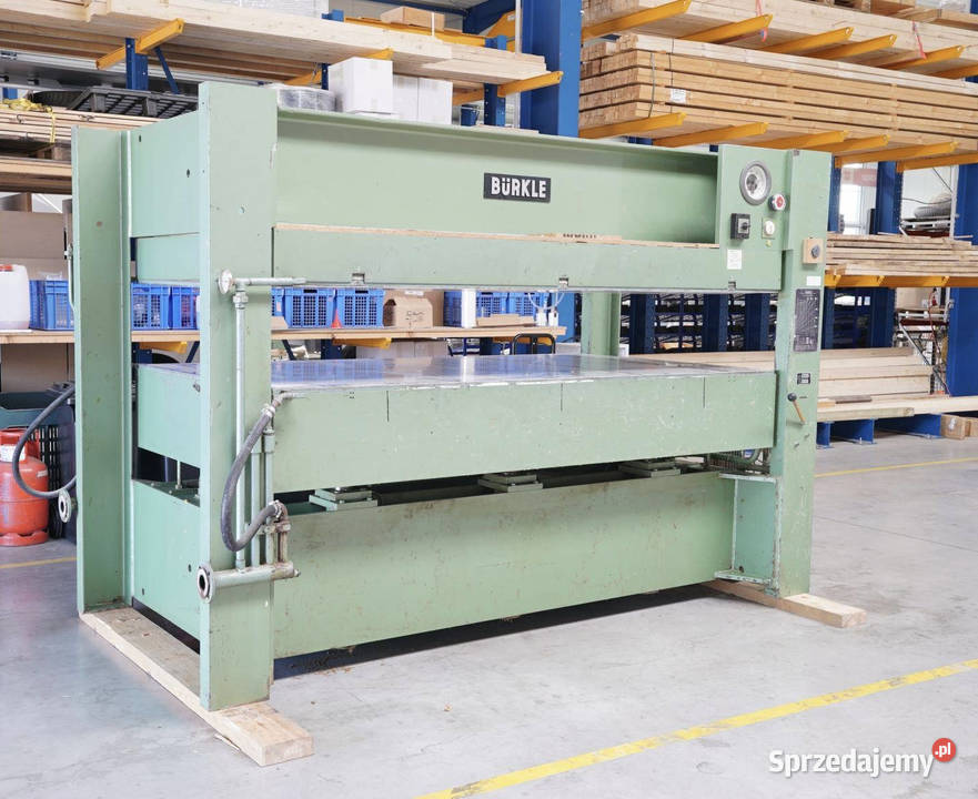 Prasa do forniru BURKLE S100 250130 Wadowice