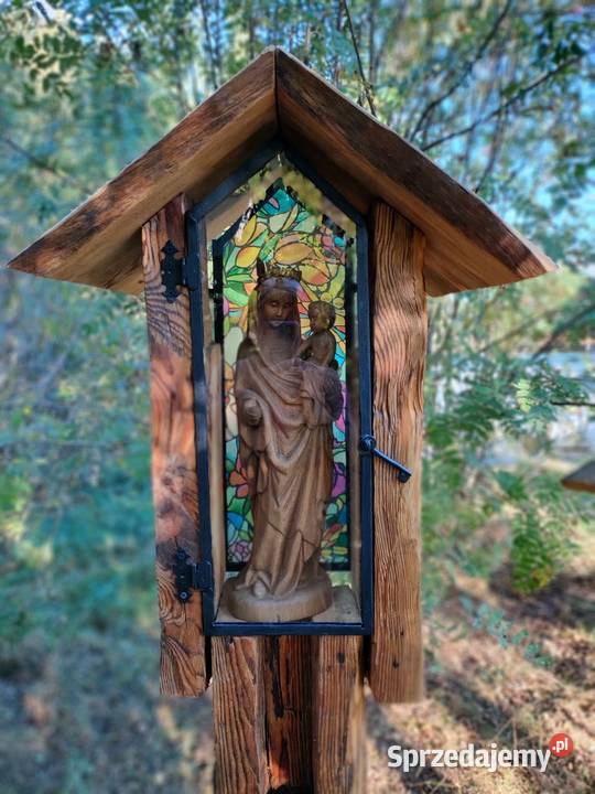 Kapliczka drewniana Rzeźby i figury mazowieckie Mińsk Mazowiecki
