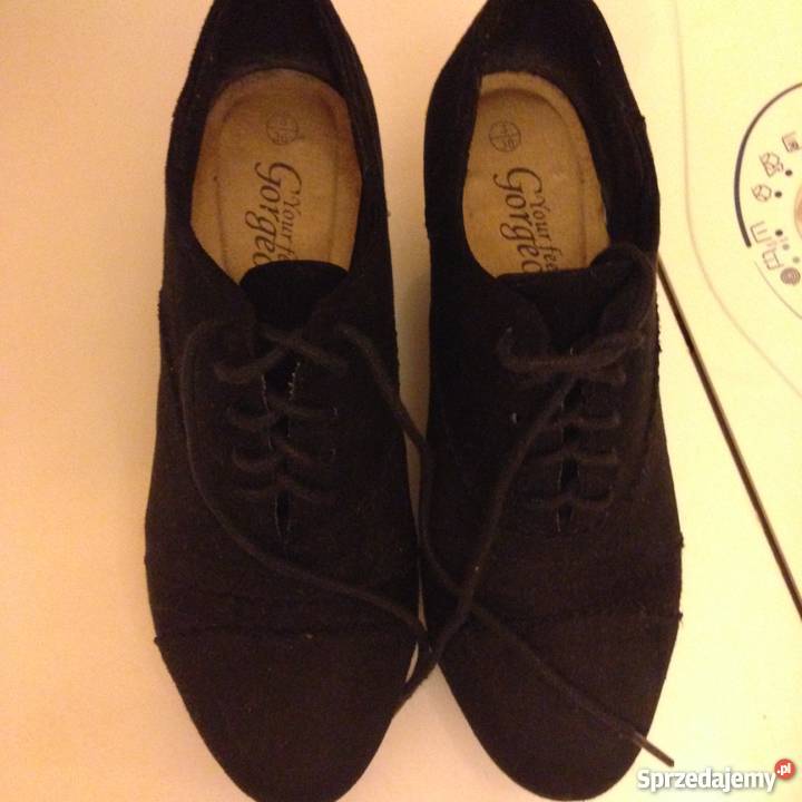Buciki czarne zamszowe LOOK Warszawa