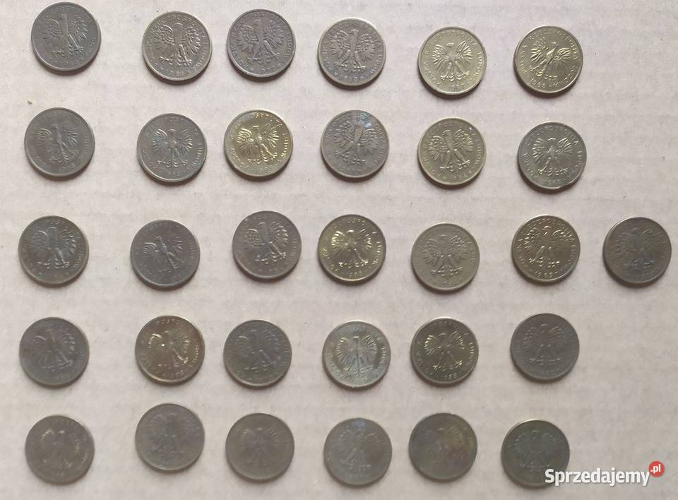 2 x 31 sztuk mosiądz PRL 7888 OBIEGÓWKI PRL Łódź