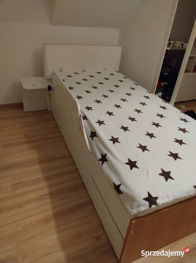 Łóżko 90200 tapicerowane Meblik z szufladą i 90cm Lubartów