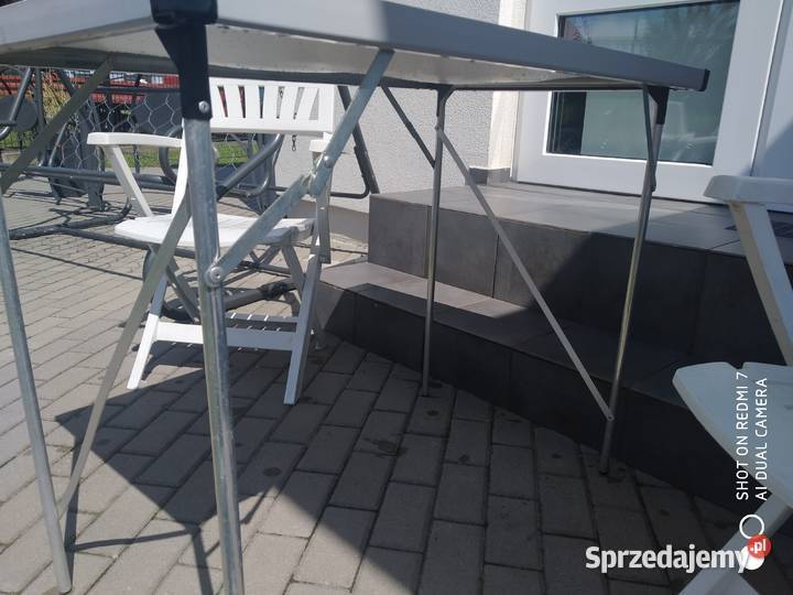 Zestaw wypoczynkowy składany ogród balkon Reda