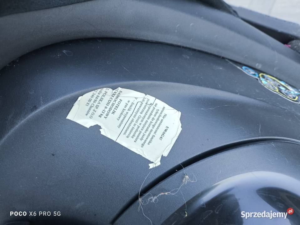 Fotelik Maxi Cosi CabrioFix z bazą Kozłów Biskupi sprzedam