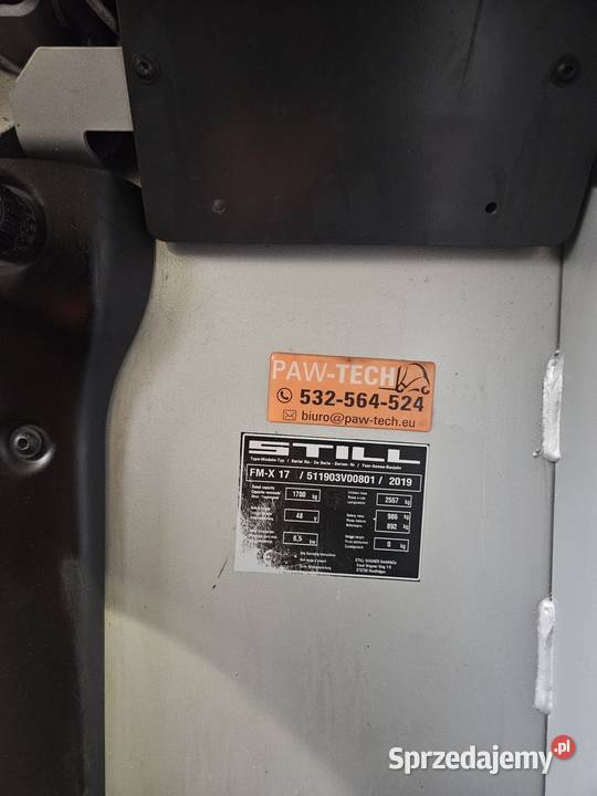 Still fmx17 Wózki widłowe wielkopolskie Lubasz