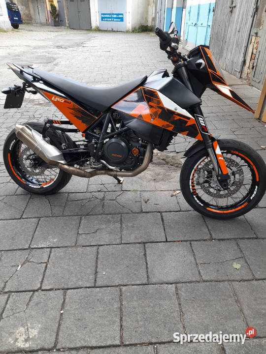 MOTOCYKL KTM 690 SUPER MOTO MOTOCYKLISTY 28434km