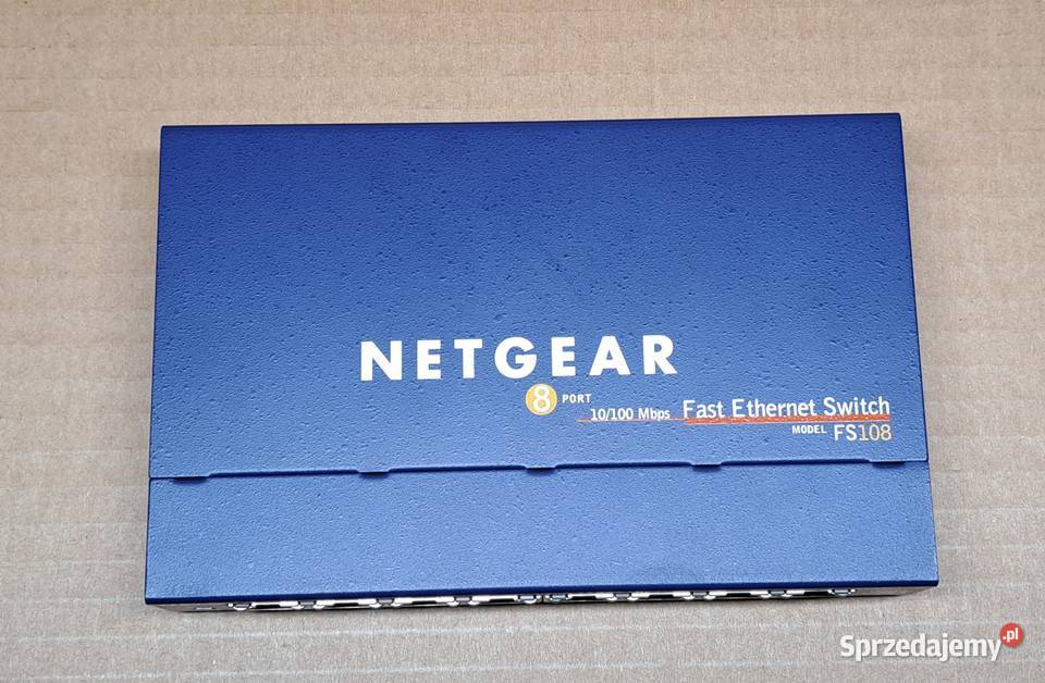 SWITCH NETGEAR FS108 8x 10100 MBPS Mielęcin