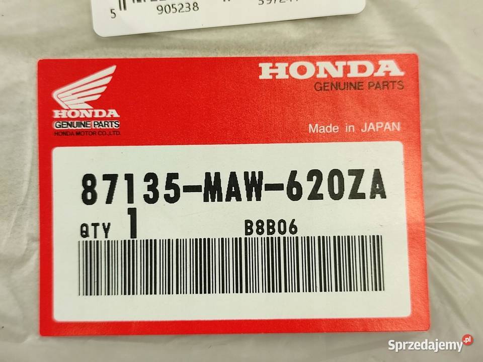 NAKLEJKA NA LEWY BOCZEK HONDA TRANSALP 600 1996 sprzedam