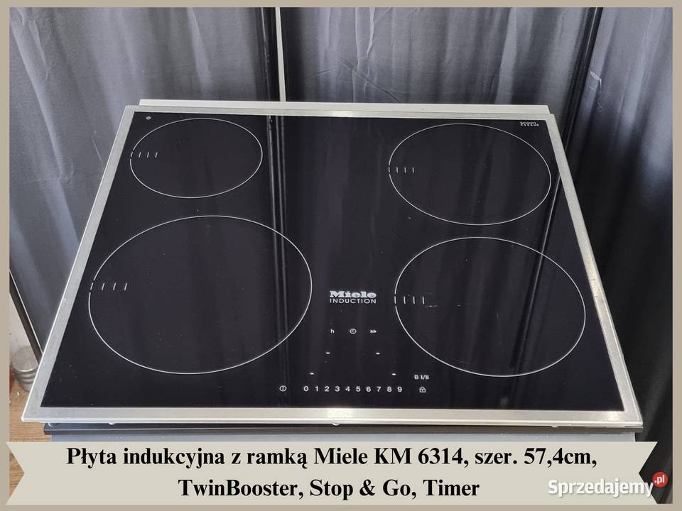 Płyta indukcyjna z ramką Miele 6314 szer574 Dom i Ogród Wrocław