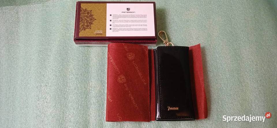 Skórzane etui na klucze ze schowkami