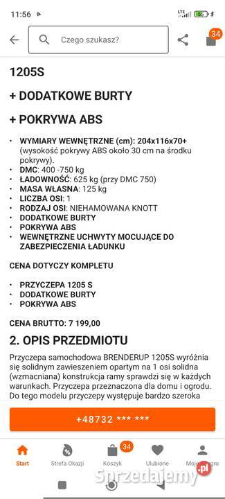 Przyczepka samochodowa Trawniki-Kolonia sprzedam