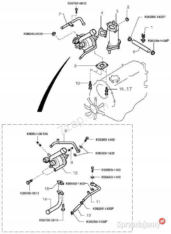 PRZEWÓD TURBO KIA SPORTAGE 9503 ORYGINAŁ lubelskie