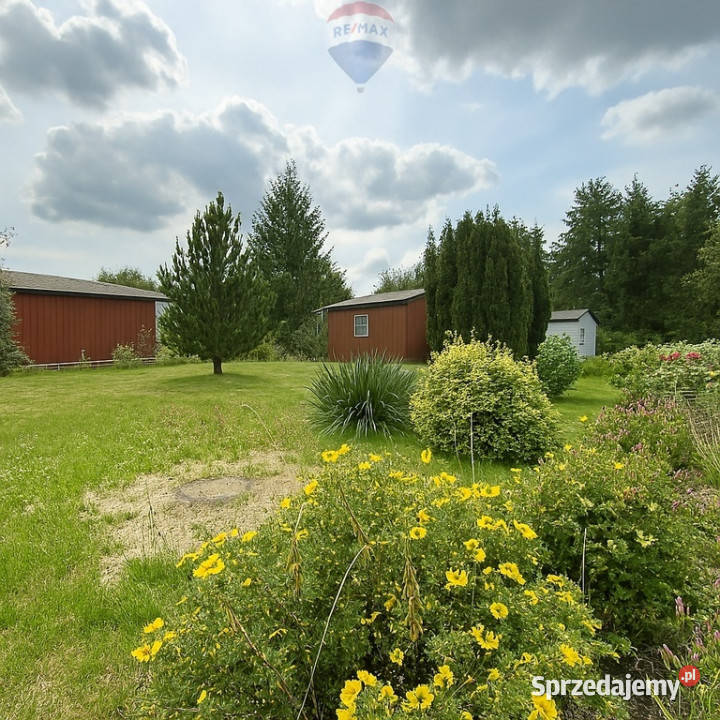 Urokliwa działka ROD Kajetany domek ochrona