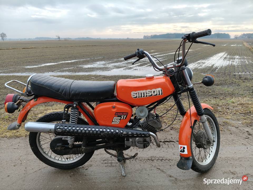 Simson S51 enduro 1984r z dokumentami