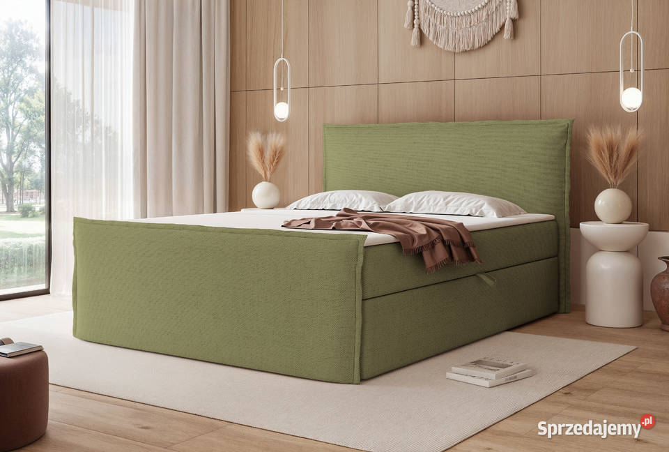 Łóżko kontynentalne z pojemnikiem Cord różne Tarchały Małe sprzedam
