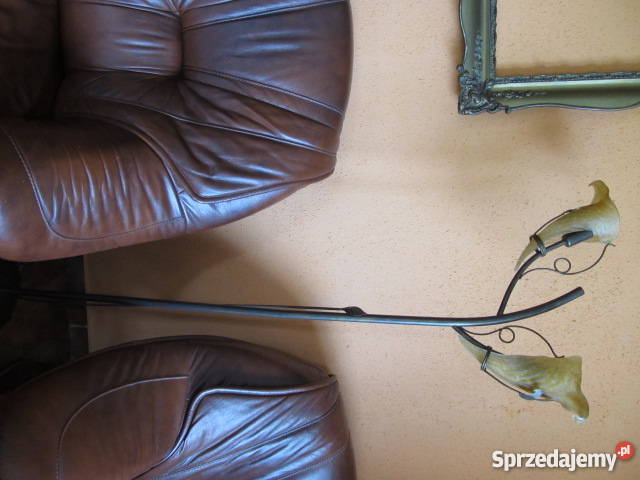 ŻYRANDOL ośmiopunktowy z lampą stojącą dwoma Wrocław