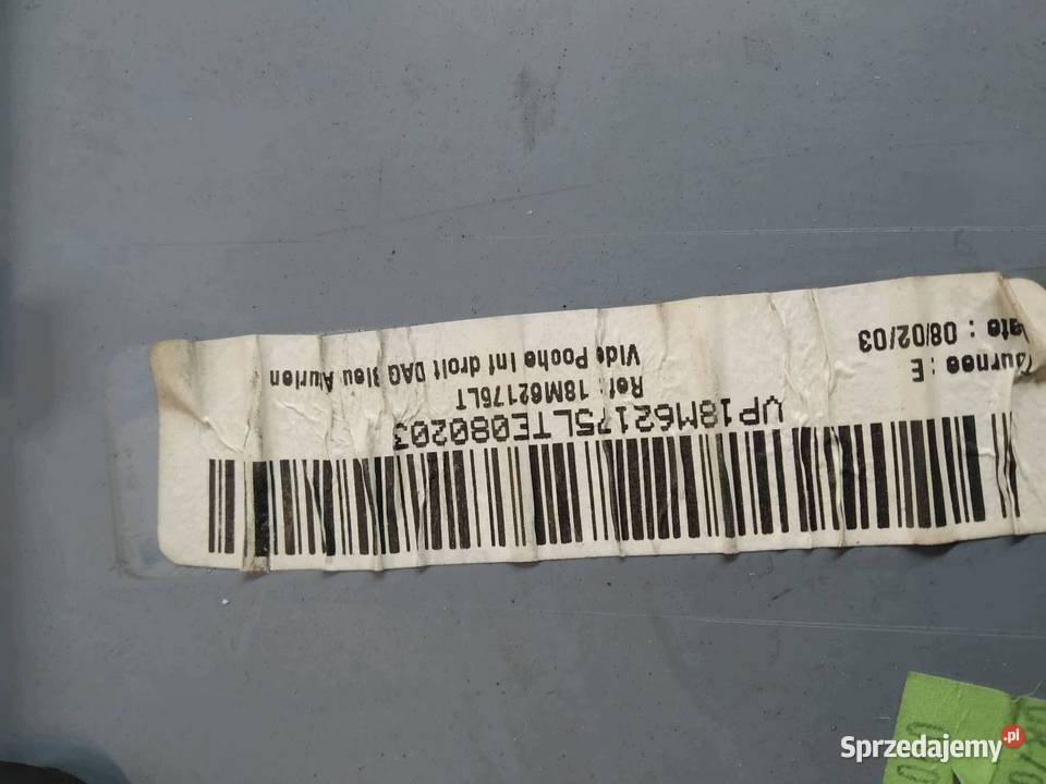 SCHOWEK PRAWY PASAŻERA DESKI 9638006677 Citroen