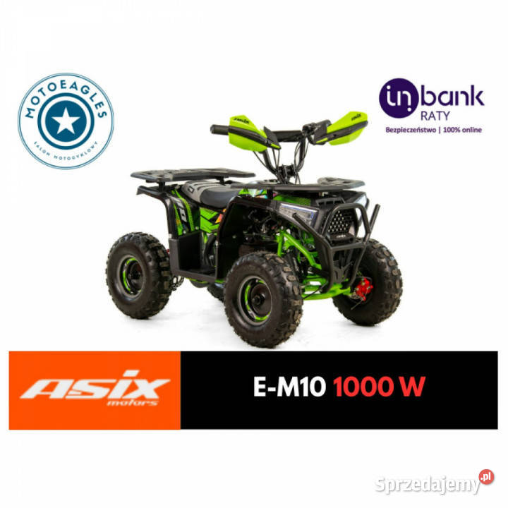 ASIX Inny Mini Quad ASIX EM10 1000 W Transport podgrzewane manetki sprzedam