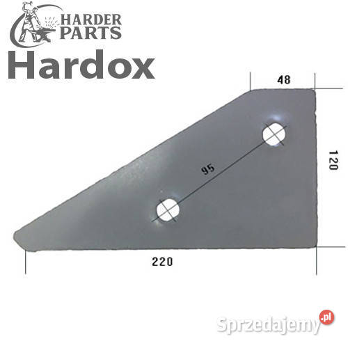 Płoza przednia HARDOX KV09P części do pługa podlaskie