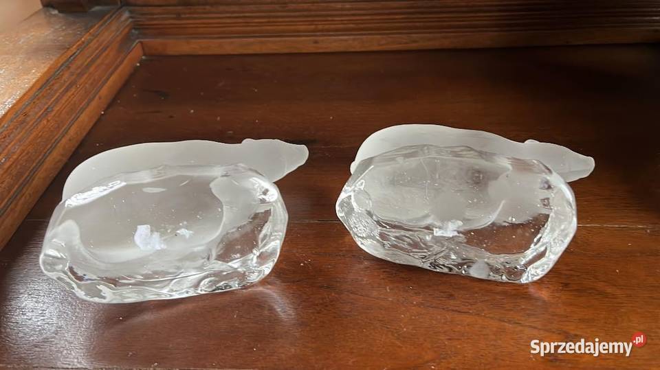 Niedźwiedź Nybro Sweden Crystal Polar Bear Gdańsk