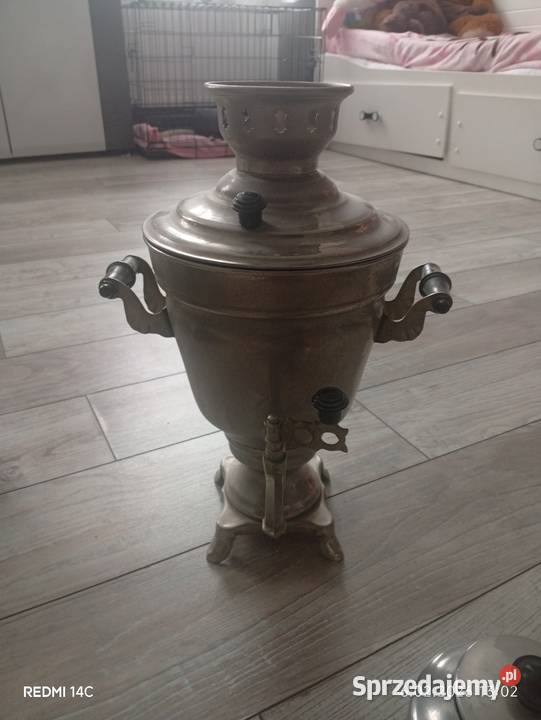 Samowar elektryczny PRL ZSRR komplet oryginał Łódź sprzedam