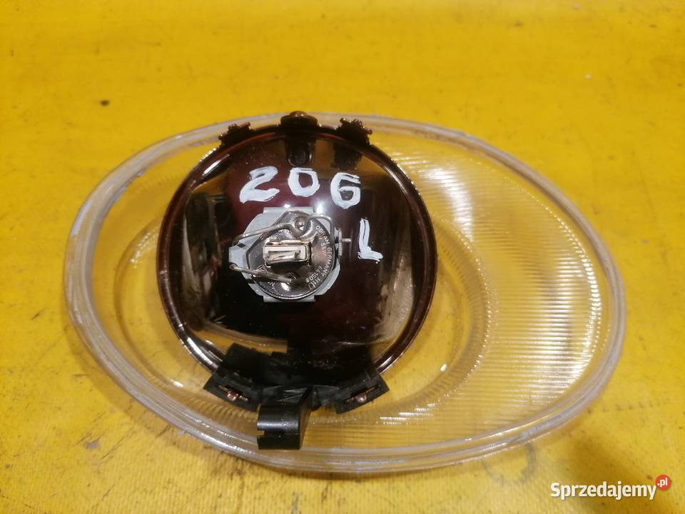 halogen lewy szkło odblask Peugeot 206 r9908 Piotrków Trybunalski sprzedam