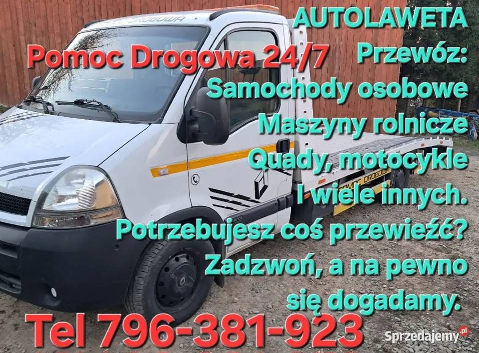 Usługi Autolawetą Pomoc Drogowa 247 Pomoc drogowa i holowanie usługa