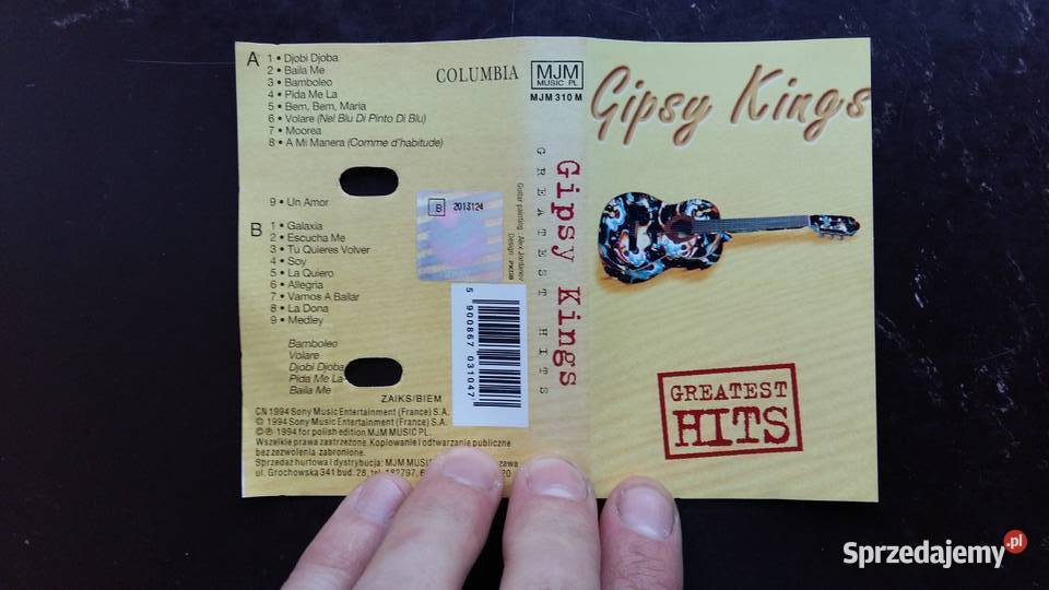 Kaseta magnetofonowa Gipsy kings Greatest hits Siemiatycze sprzedam