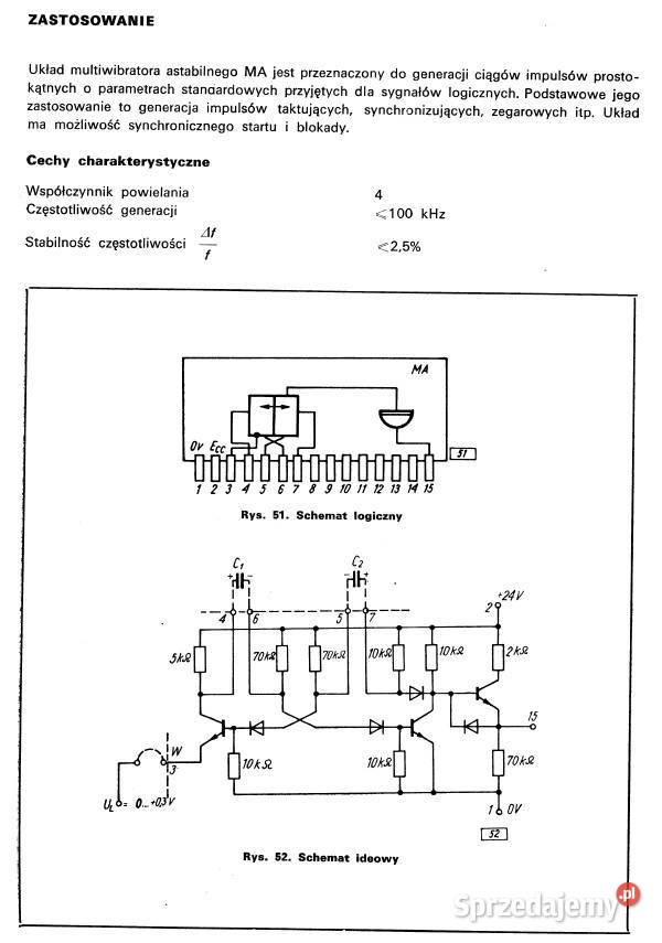 Układ scalony hybrydowy E10007H3 multiwibrator