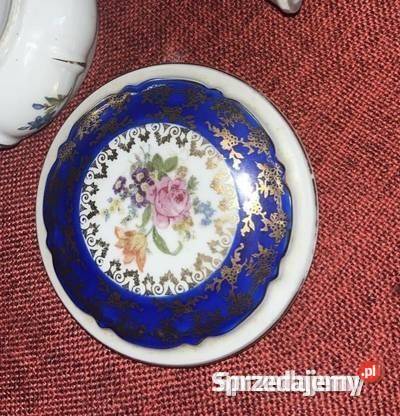 Puzdro Oscar Schlegelmilch Import Bogato złocone Gdańsk