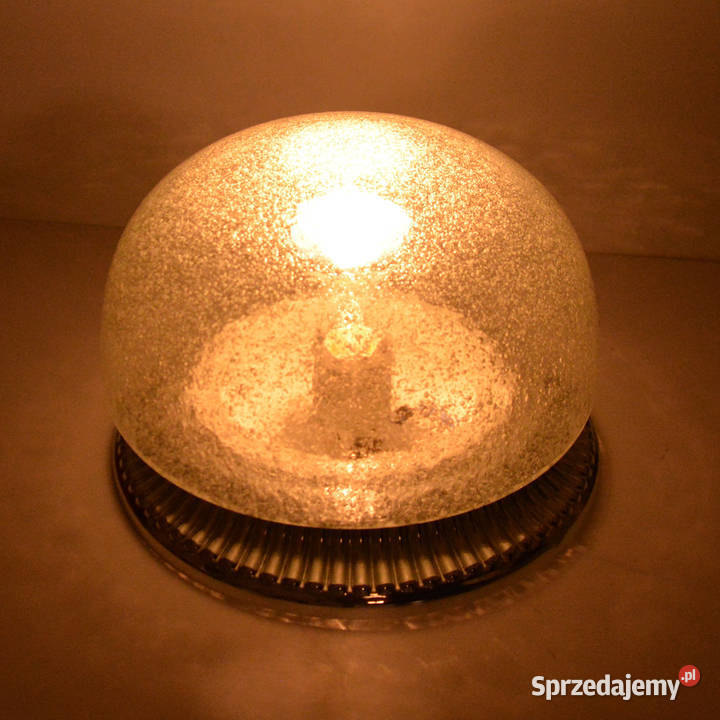 Duży chromowany plafon Hillebrand Niemcy lata 70 Warszawa sprzedam