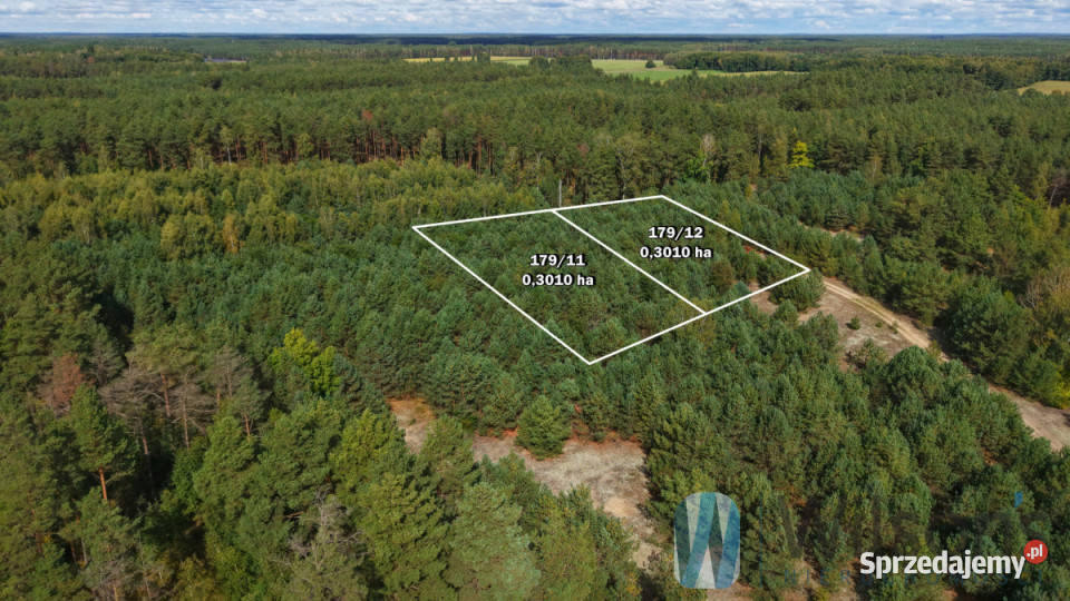 Ogłoszenie działka Opaleniec 3007m2