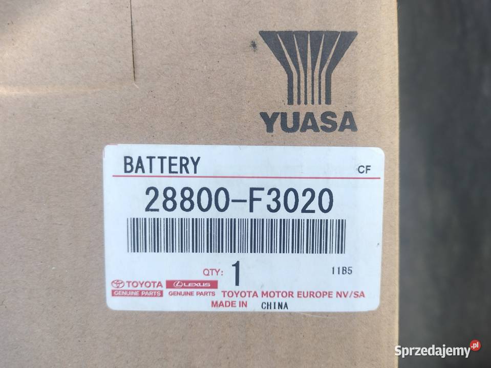 Akumulator TOYOTA OE MUTLU 28800K0020 Yuasa Leszno