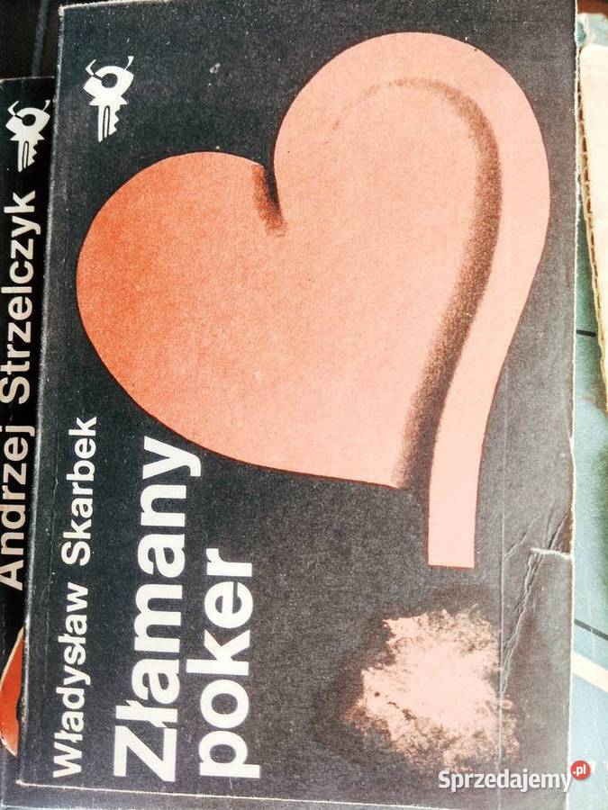 Złamany poker książki Strzelczyk księgarnie Rok wydania 1986 Warszawa