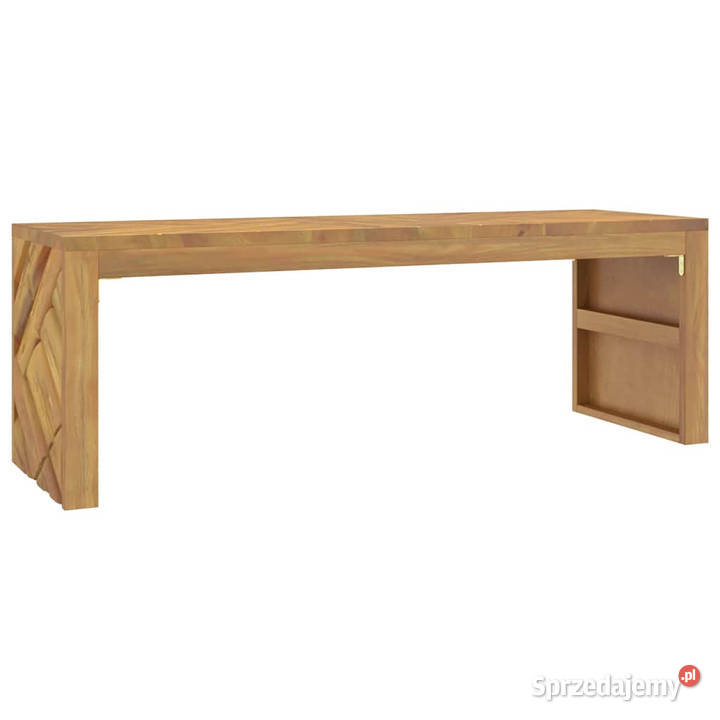 Stolik kawowy 110x35x38 lite drewno tekowe mazowieckie Warszawa
