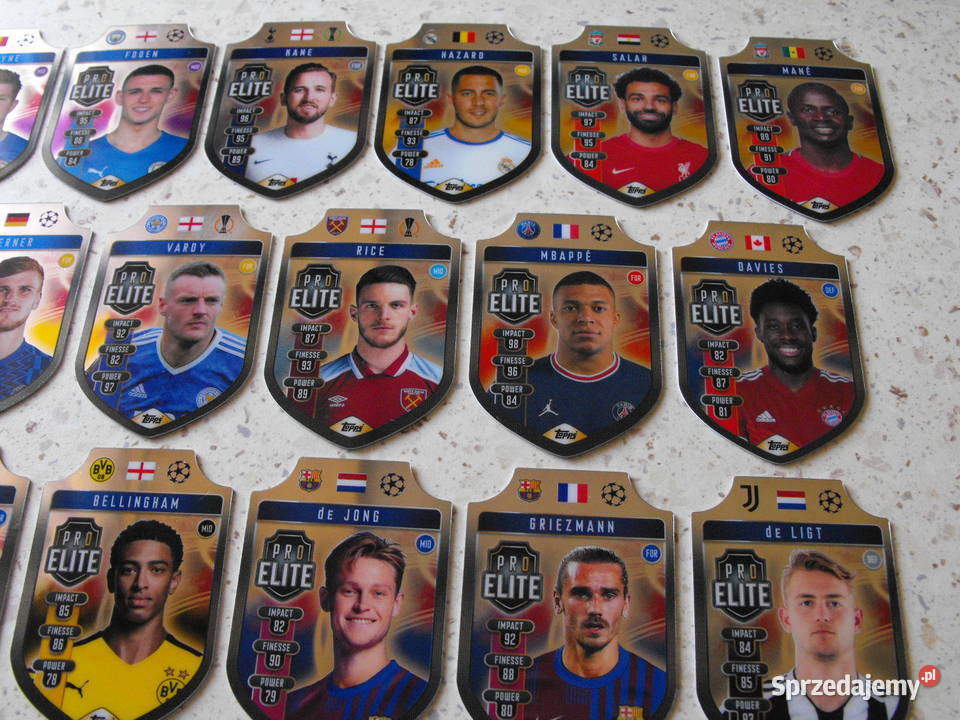 MATCH ATTAX topps komplet PRO ELITE Champions Mykanów