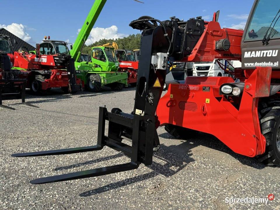 pozostałe Manitou MRT 1840 ROTO Turbo Ładowarka Widełki