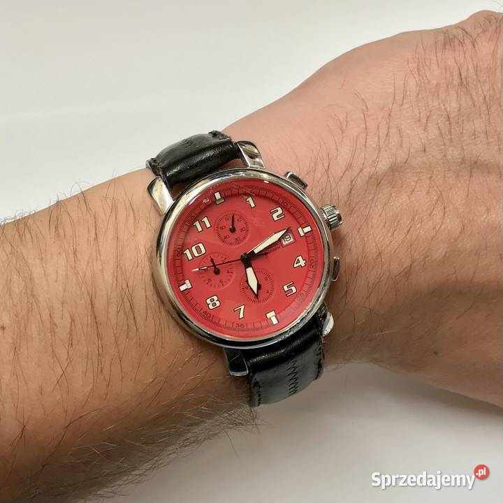 Zepter International Chronograph czerwony męski Warszawa